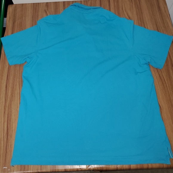 Robert Graham Men's Polo Golf Shirt XL Blue With Skull Button Placket - Picture 6 of 6